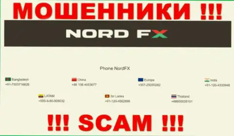 Не берите телефон, когда звонят незнакомые, это могут оказаться internet мошенники из компании NordFX