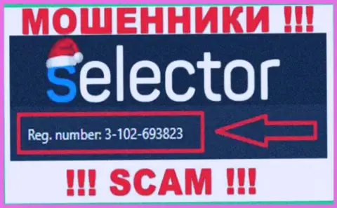 Selector Gg махинаторы интернета ! Их номер регистрации: 3-102-693823