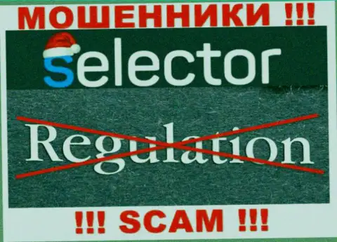 Знайте, компания Selector Gg не имеет регулятора - это МОШЕННИКИ !!!