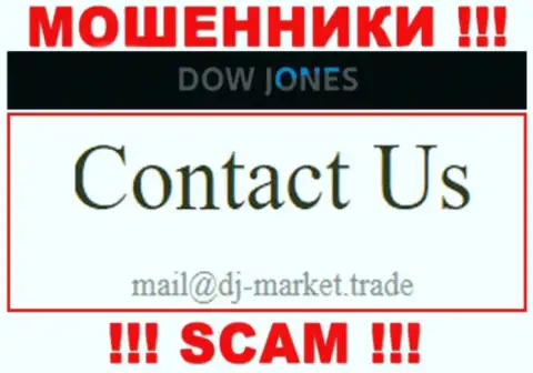 В контактных сведениях, на информационном ресурсе жуликов Dow Jones Market, показана именно эта электронная почта