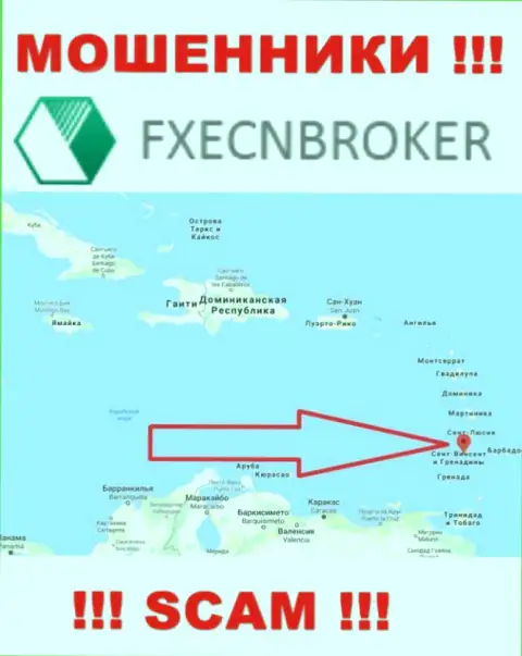 ФИксЕСНБрокер - это МОШЕННИКИ, которые юридически зарегистрированы на территории - Сент-Винсент и Гренадины