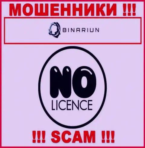 Binariun Net работают нелегально - у указанных махинаторов нет лицензии ! БУДЬТЕ НАЧЕКУ !!!