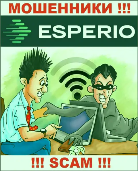 Осторожнее в дилинговой организации Эсперио хотят Вас раскрутить также и на налог