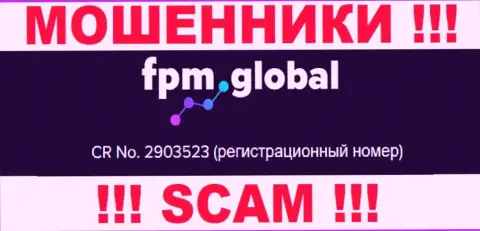 В сети интернет работают жулики FPM Global !!! Их номер регистрации: 2903523