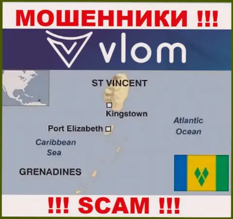 Влом базируются на территории - Saint Vincent and the Grenadines, избегайте совместного сотрудничества с ними