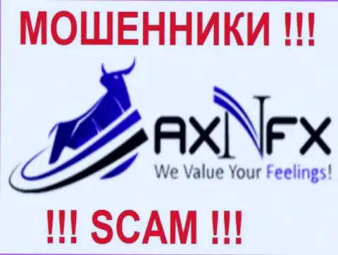 Логотип мошеннического форекс дилингового центра АхнФх